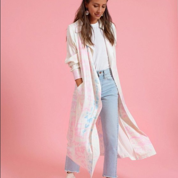 Something Navy Jackets & Blazers - 🆕 something navy satin trench coat